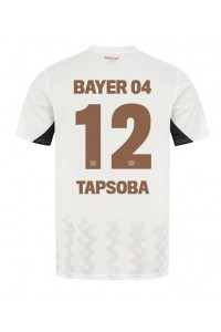 Fotbalové Dres Bayer Leverkusen Edmond Tapsoba #12 Venkovní Oblečení 2024-25 Krátký Rukáv